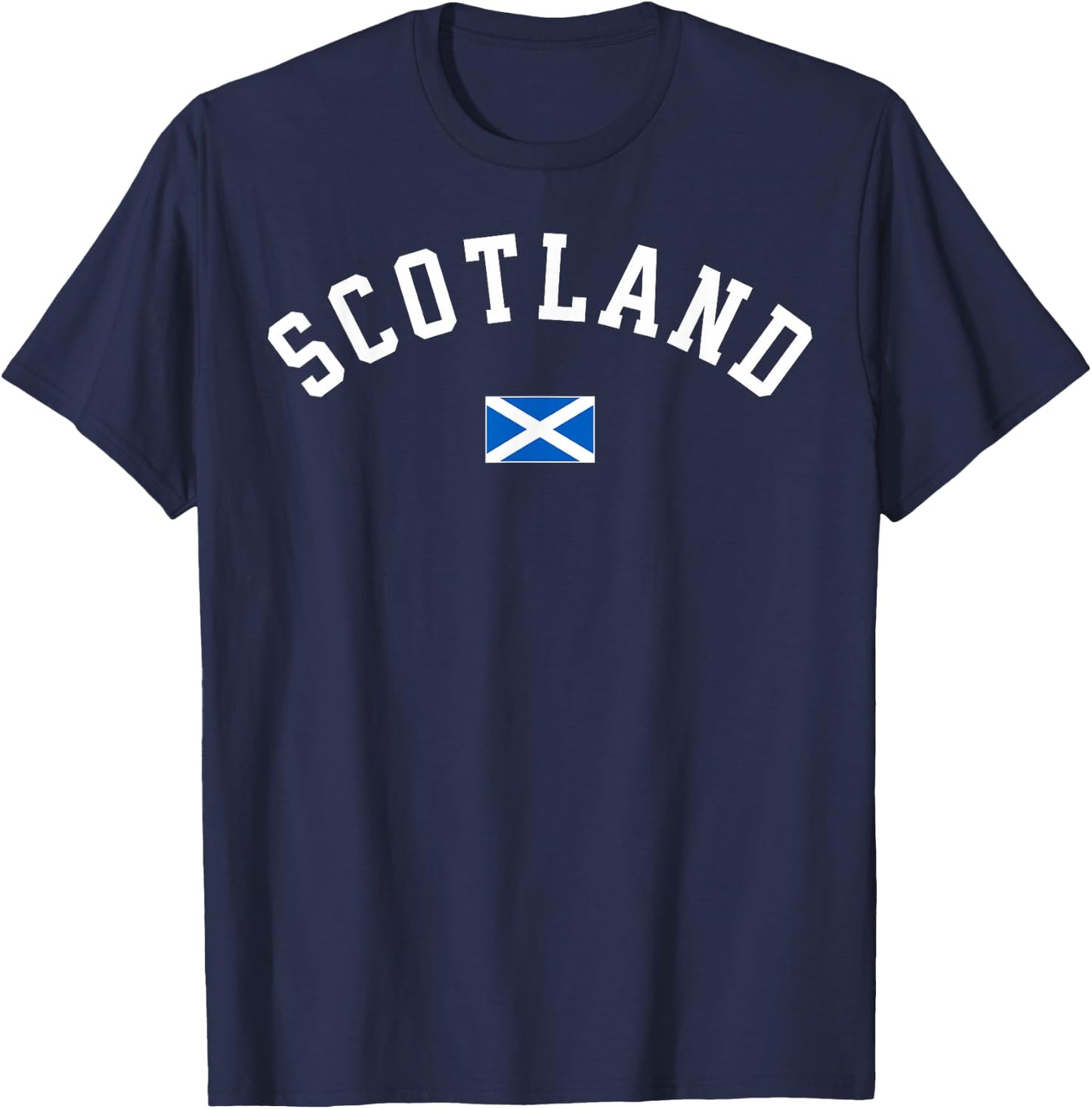 Scotland | Women Men Kids Scottish Flag T-Shirt - T-Shirt | Navy