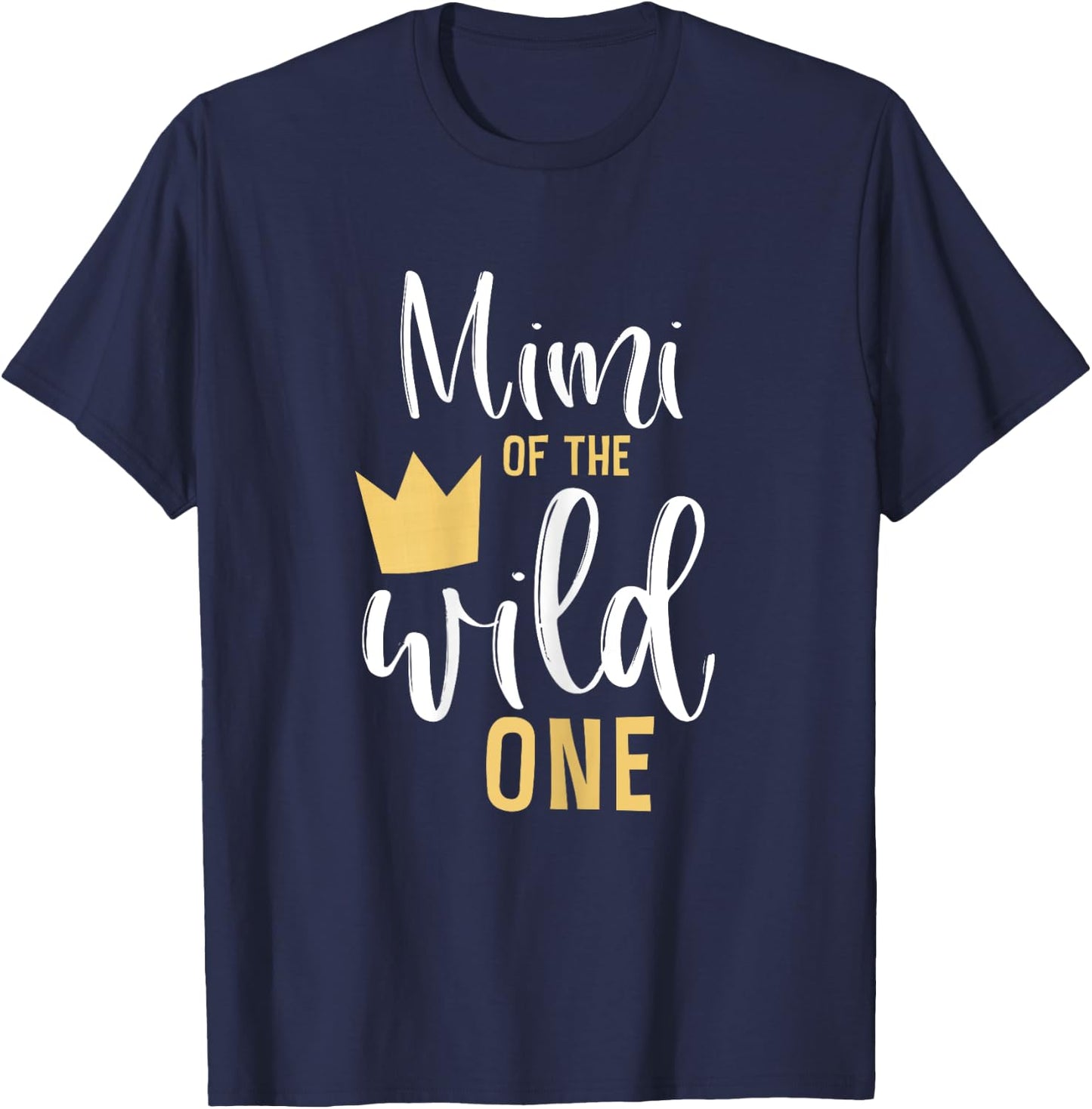 Mimi of the Wild One 1st Birthday First Thing Matching T-Shirt - T-Shirt | Navy
