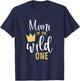 Mimi of the Wild One 1st Birthday First Thing Matching T-Shirt - T-Shirt | Navy