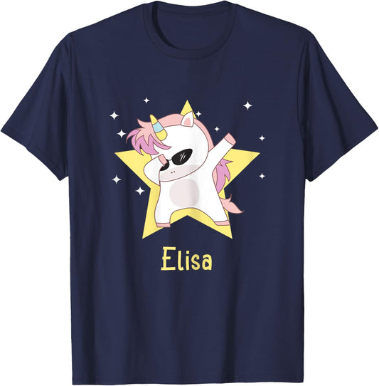 Elisa , Black, Female X-Small T-Shirt - T-Shirt | Navy