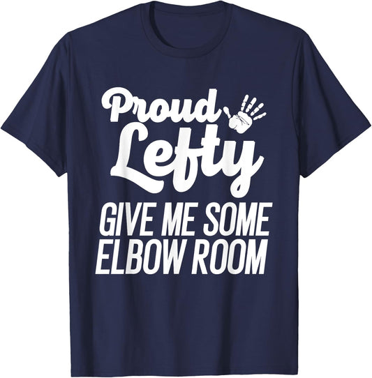 Funny Left Handed Gift Kids Men Women Cool Proud Lefty T-Shirt - T-Shirt | Navy