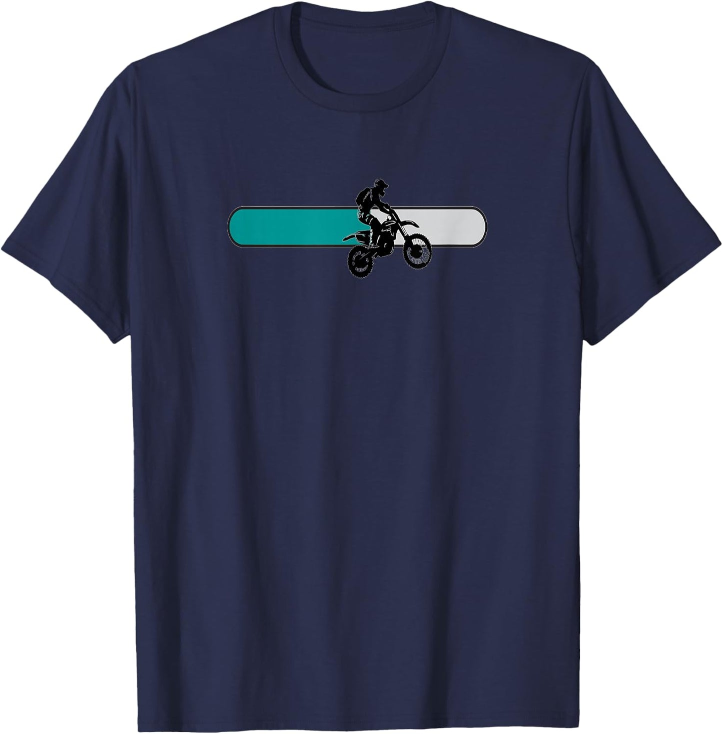 Motocross dirt bike loading apparel T-Shirt - T-Shirt | Navy