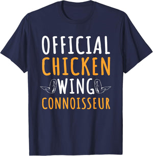 Chicken Wings Lover Buffalo Funny Foodie Fried Fast Food T-Shirt - T-Shirt | Navy