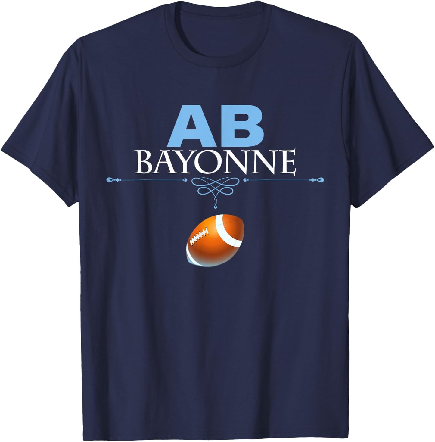 Pride Rugby AB Bayonnais Supporter Man Woman Child , Black, S T-Shirt - T-Shirt | Navy