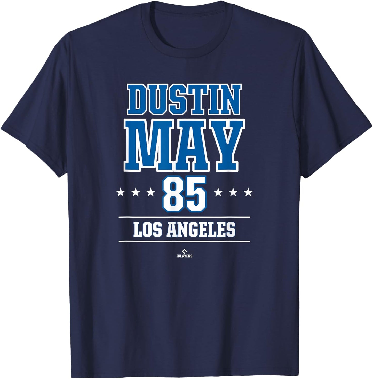 Baseball Star Dustin May Los Angeles MLBPA T-Shirt - T-Shirt | Navy