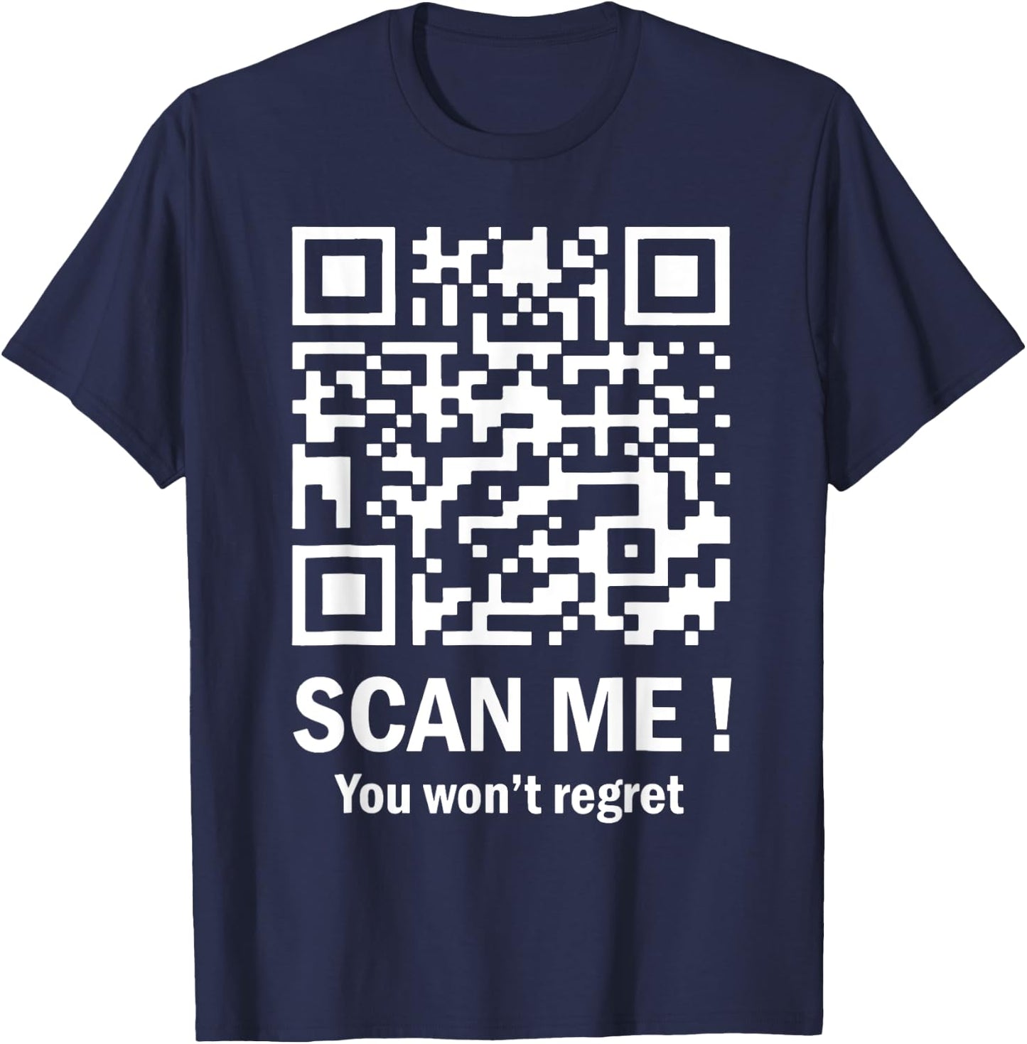 Trump Dance Troll QR Funny President Trump Dance Code Back T-Shirt - T-Shirt | Navy