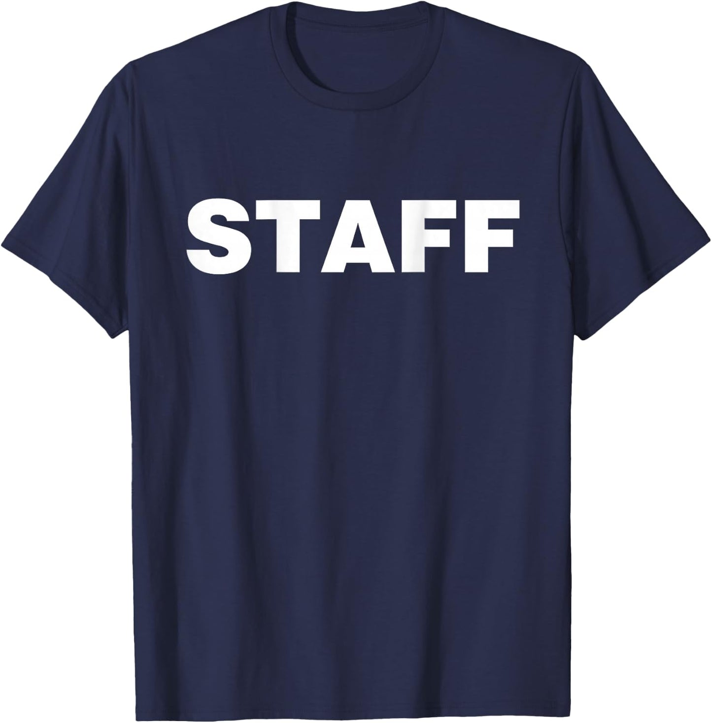 Event Staff mit dem Wort Staff auf der Rückseite T-Shirt - T-Shirt | Navy