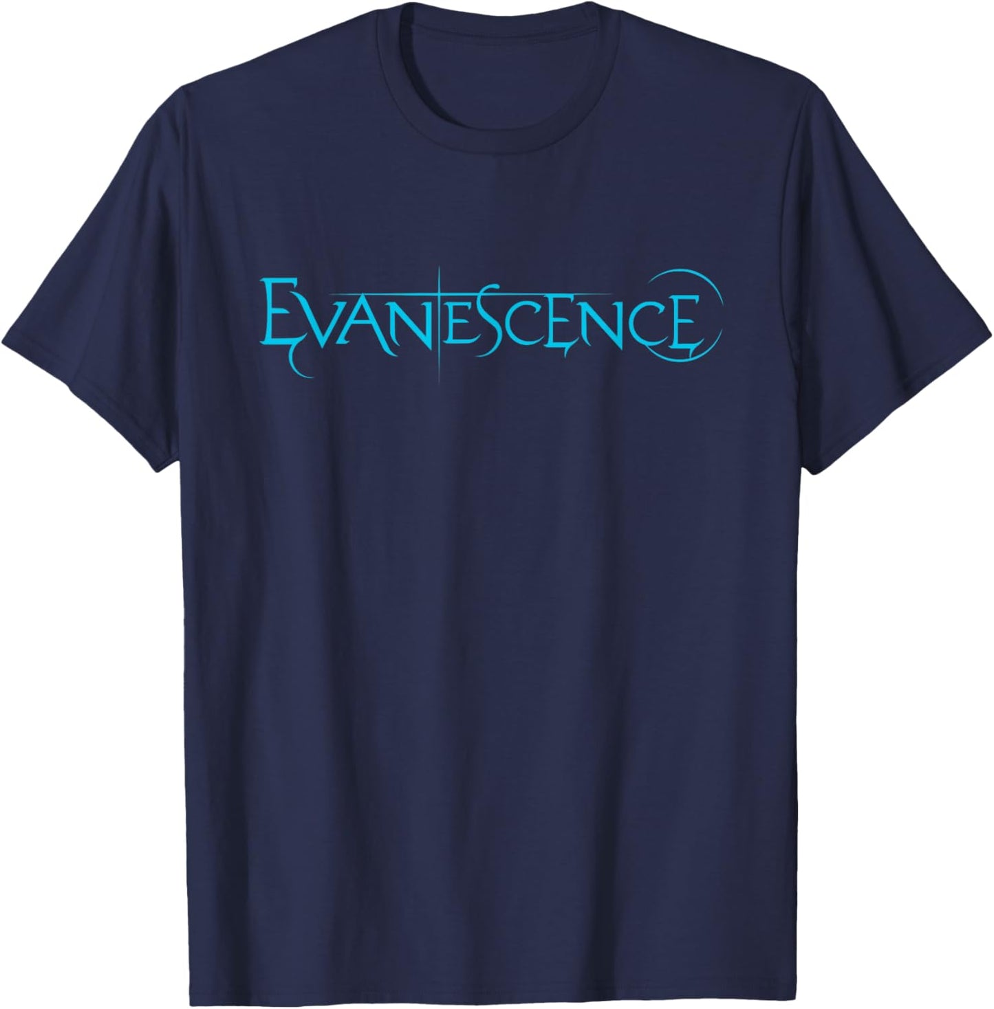 Evanescence Blue Logo T-Shirt - T-Shirt | Navy