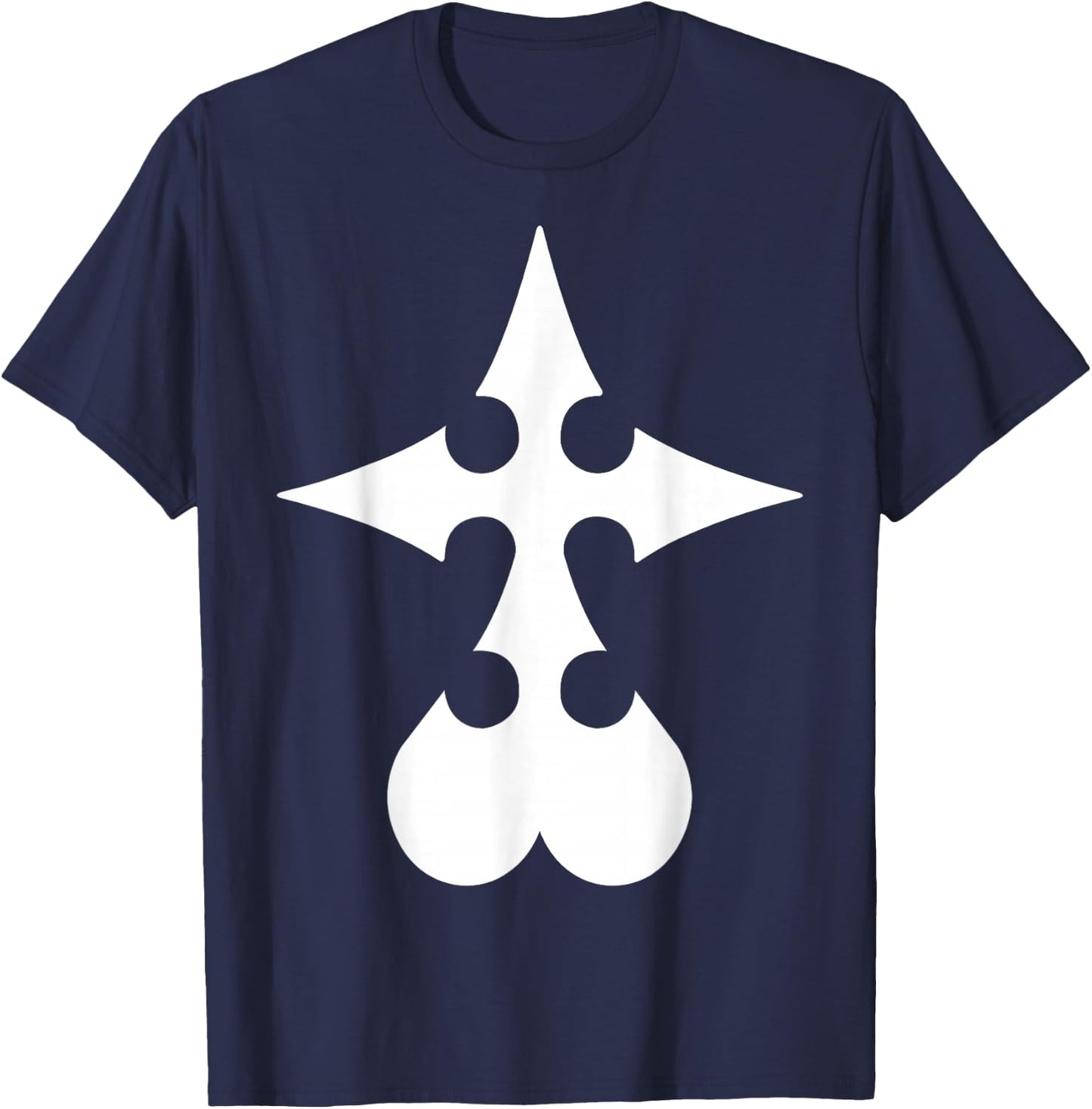 Disney Kingdom Hearts Nobody Symbol T-Shirt - T-Shirt | Navy