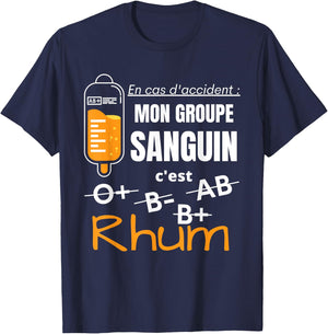 Humour Alcohol Rum Aperitif T-Shirt - T-Shirt | Navy