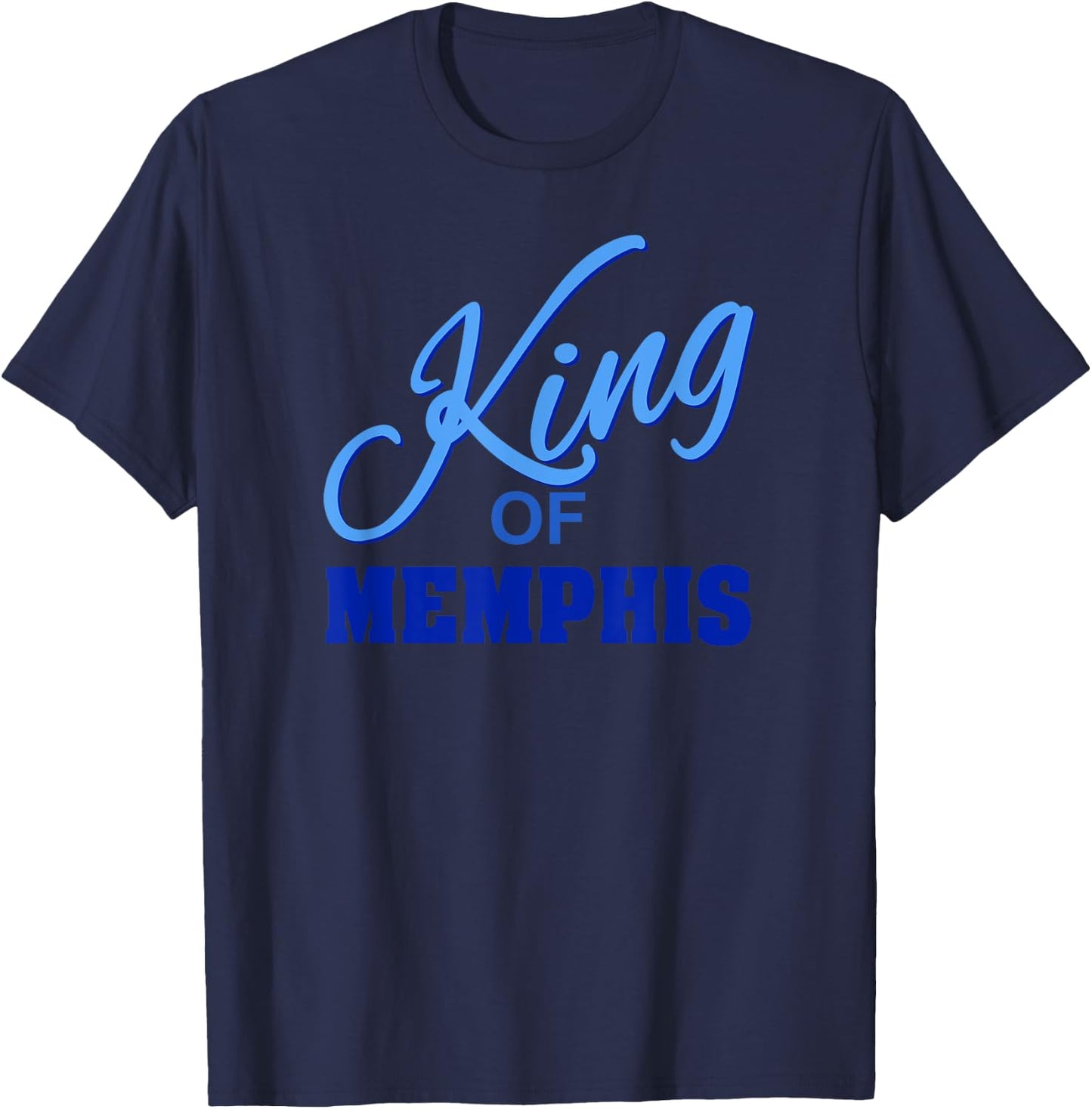 King Of Memphis LONG LIVE DOLPH T-Shirt - T-Shirt | Navy