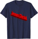 Heavy Metal Jesus Christ in the Judas Priest Style T-Shirt - T-Shirt | Navy
