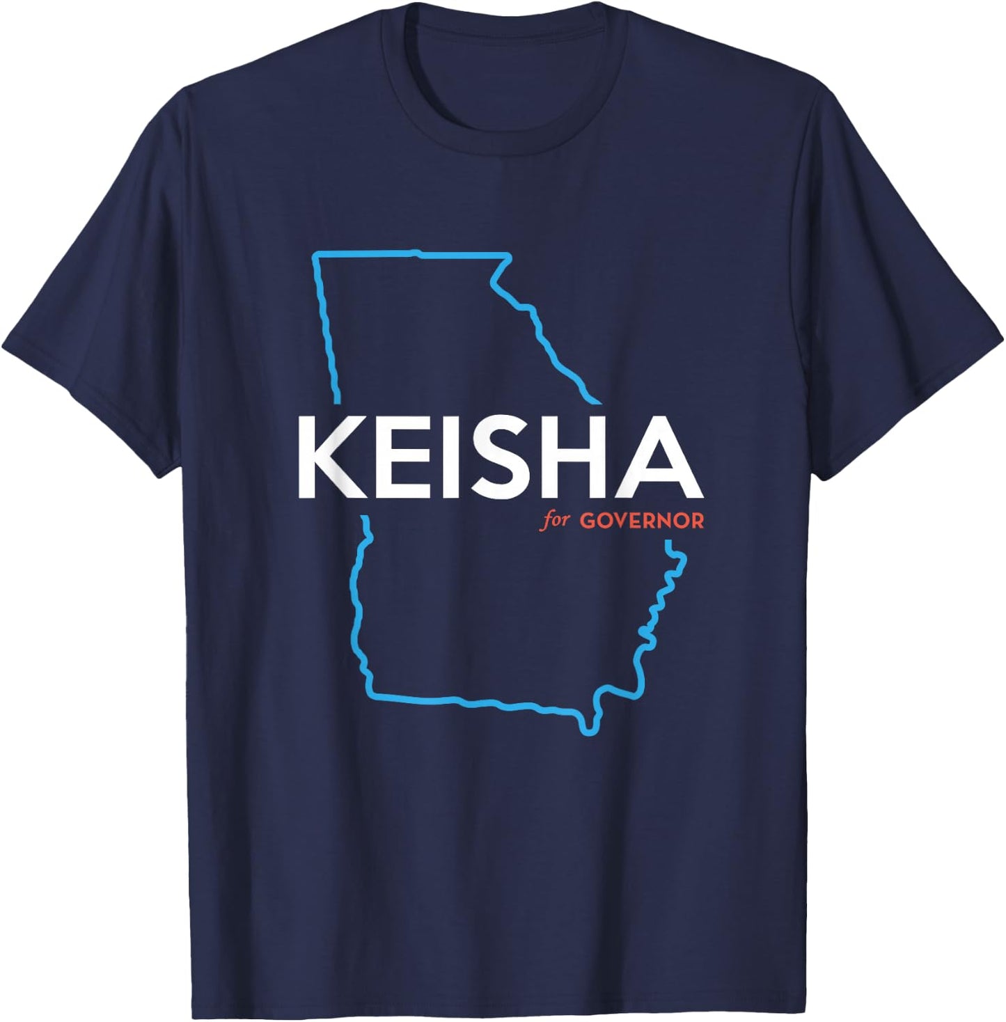 Keisha Lance Bottoms Georgia Governor 2026 T-Shirt - T-Shirt | Navy