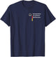 BUNDESINSTITUT FÜR GOTTLOSEN MISCHKONSUM - Gottloser Ironie Schwarz S Bier- Klassisch geschnitten Crew-Kragen Kurzarm -Erwachsene Klein T-Shirt - T-Shirt | Navy