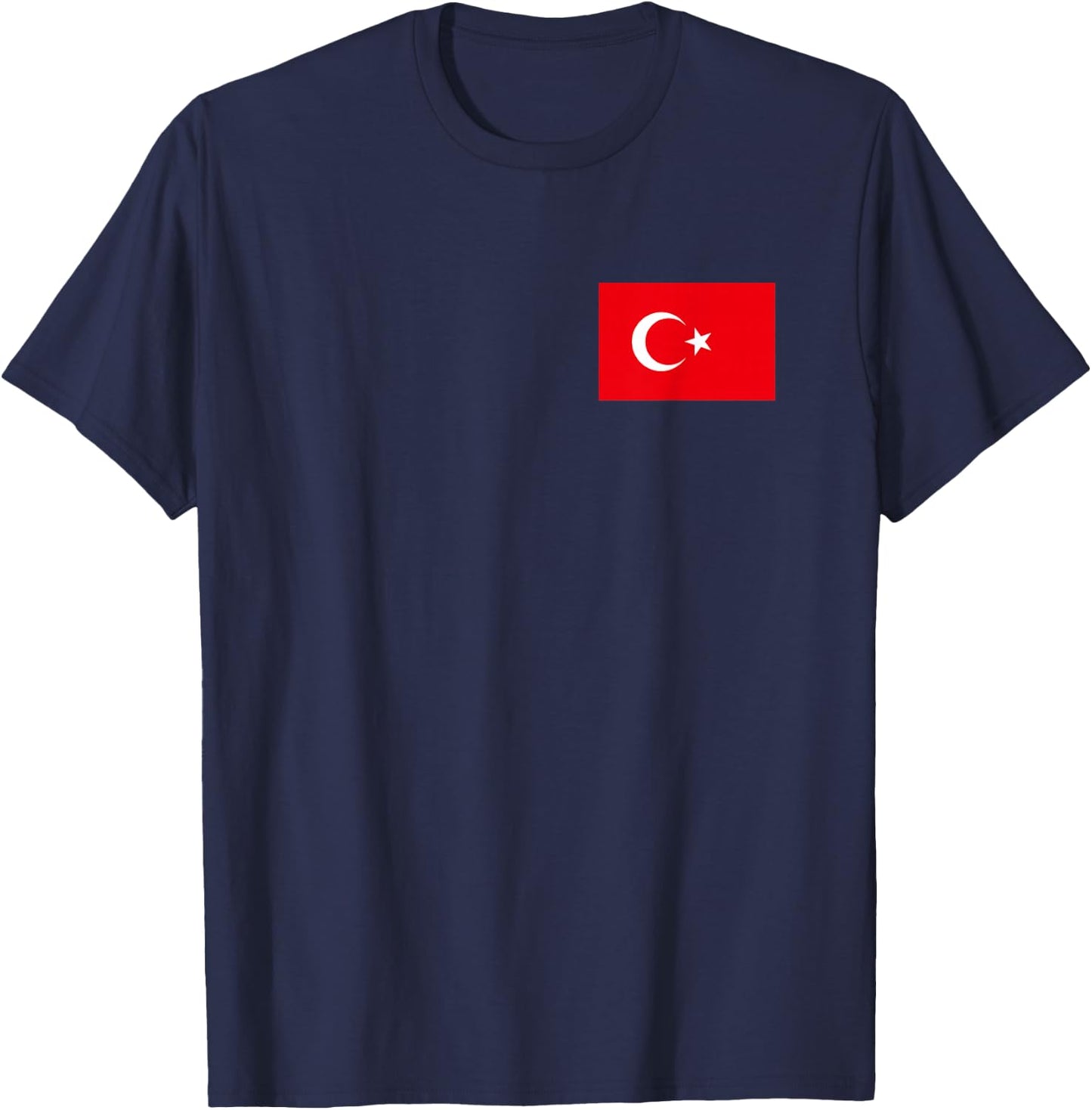 Türkei Flagge Türk Bayragi Design Damen Herren Deko Türkiye T-Shirt - T-Shirt | Navy
