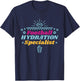 Football Hydration Specialist, Hydration Specialist Waterboy T-Shirt - T-Shirt | Navy