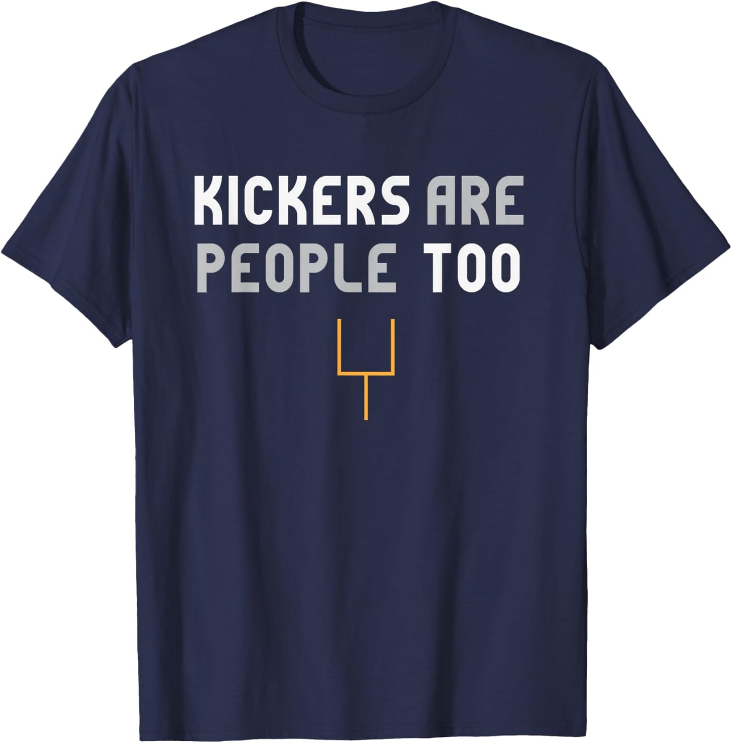 BonkDog Kickers Are People Too Football T-Shirt - T-Shirt | Navy