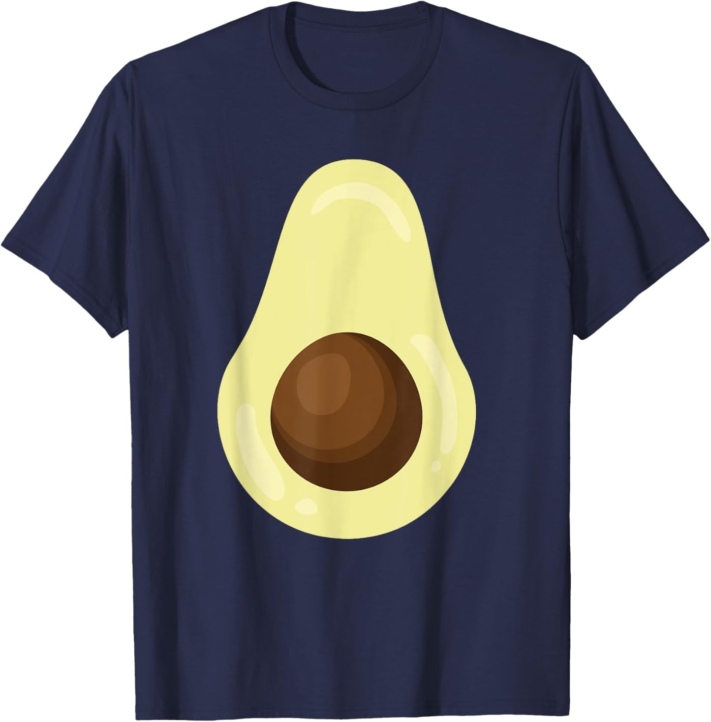 Avocado Lazy Halloween Easy Costume Funny Halloween Party T-Shirt - T-Shirt | Navy