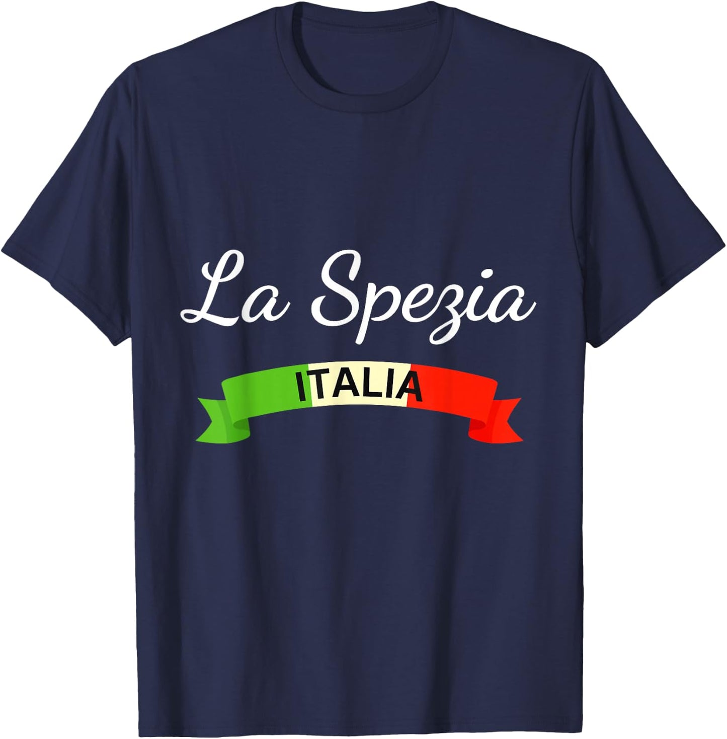 La Spezia Italy Flag Italia Souvenir Matching Italian T-Shirt - T-Shirt | Navy