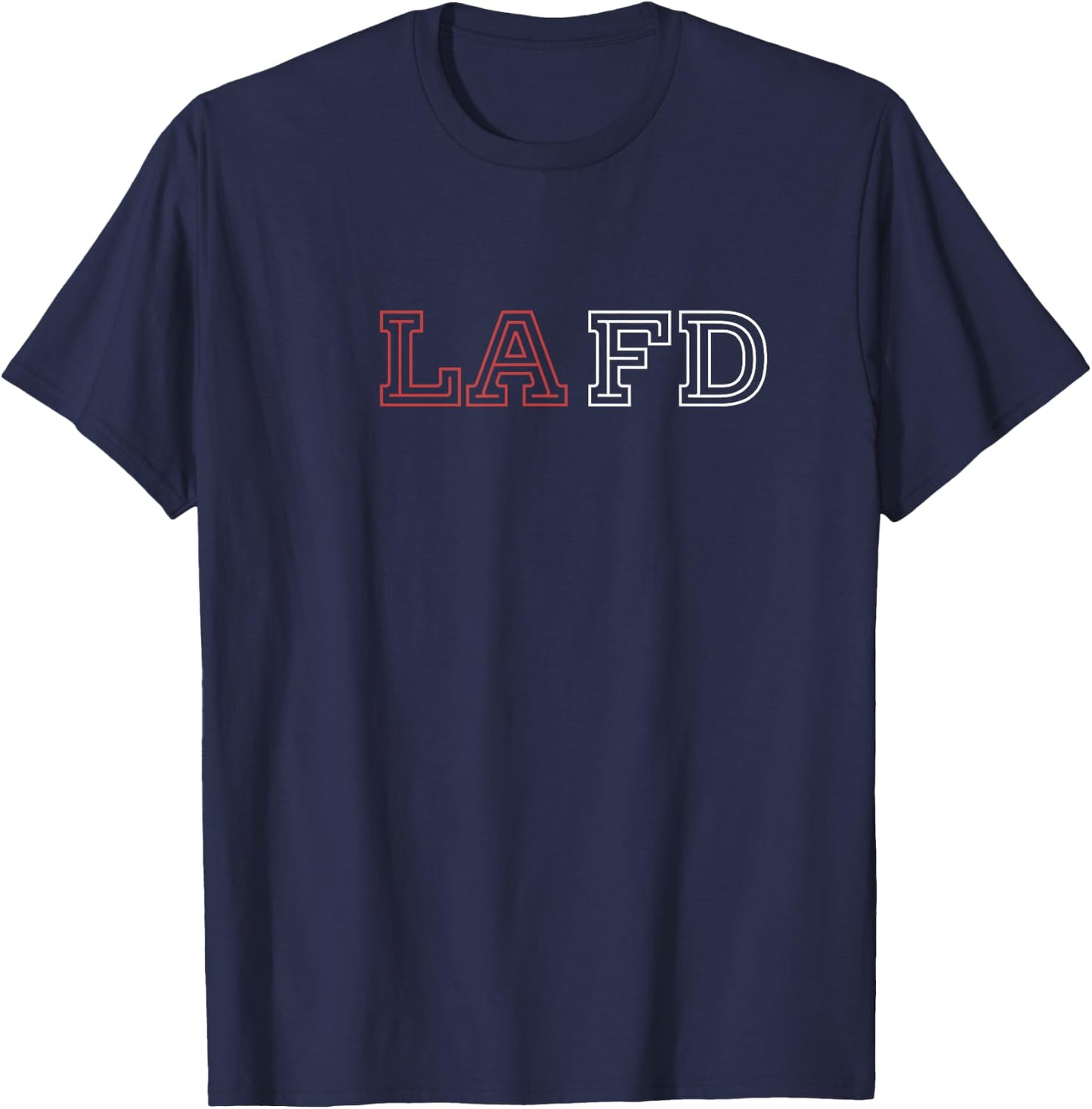 Official LAFD Los Angeles Fire Department T-Shirt - T-Shirt | Navy