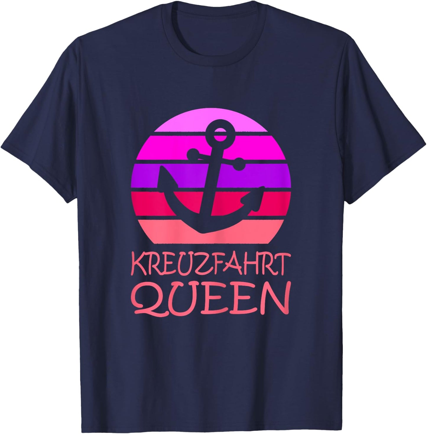Cruise Queen Cruise Ship Sea Voyage Ship Women's , black T-Shirt - T-Shirt | Navy