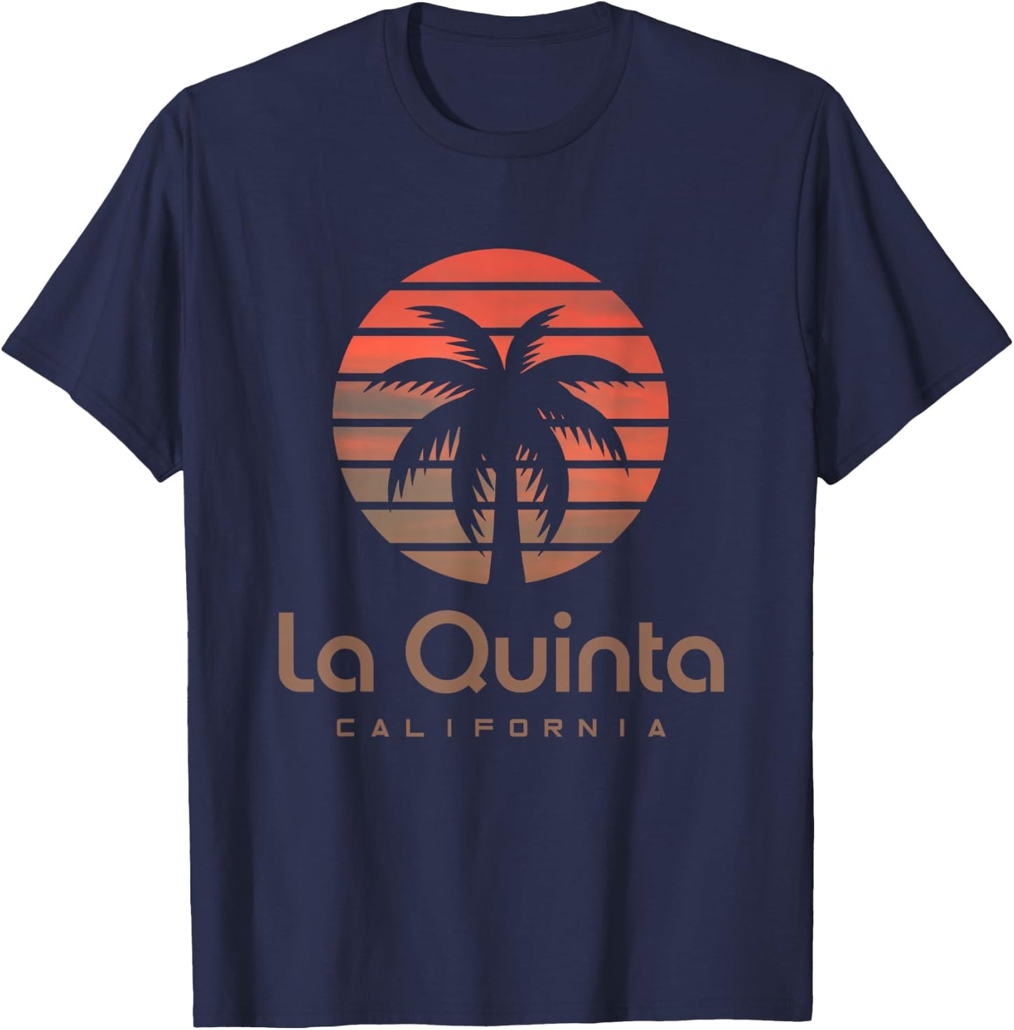 La Quinta US American Design Men's -Adults, -Kids Black Cotton, Polyester Blend Short Sleeve T-Shirt - T-Shirt | Navy