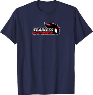 Sonic the Hedgehog, Fearless: Year of Shadow logo Raglan Baseball T-Shirt - T-Shirt | Navy