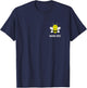 Mama Bee Family Matching Cute Funny Yellow Smile Face Bee T-Shirt - T-Shirt | Navy