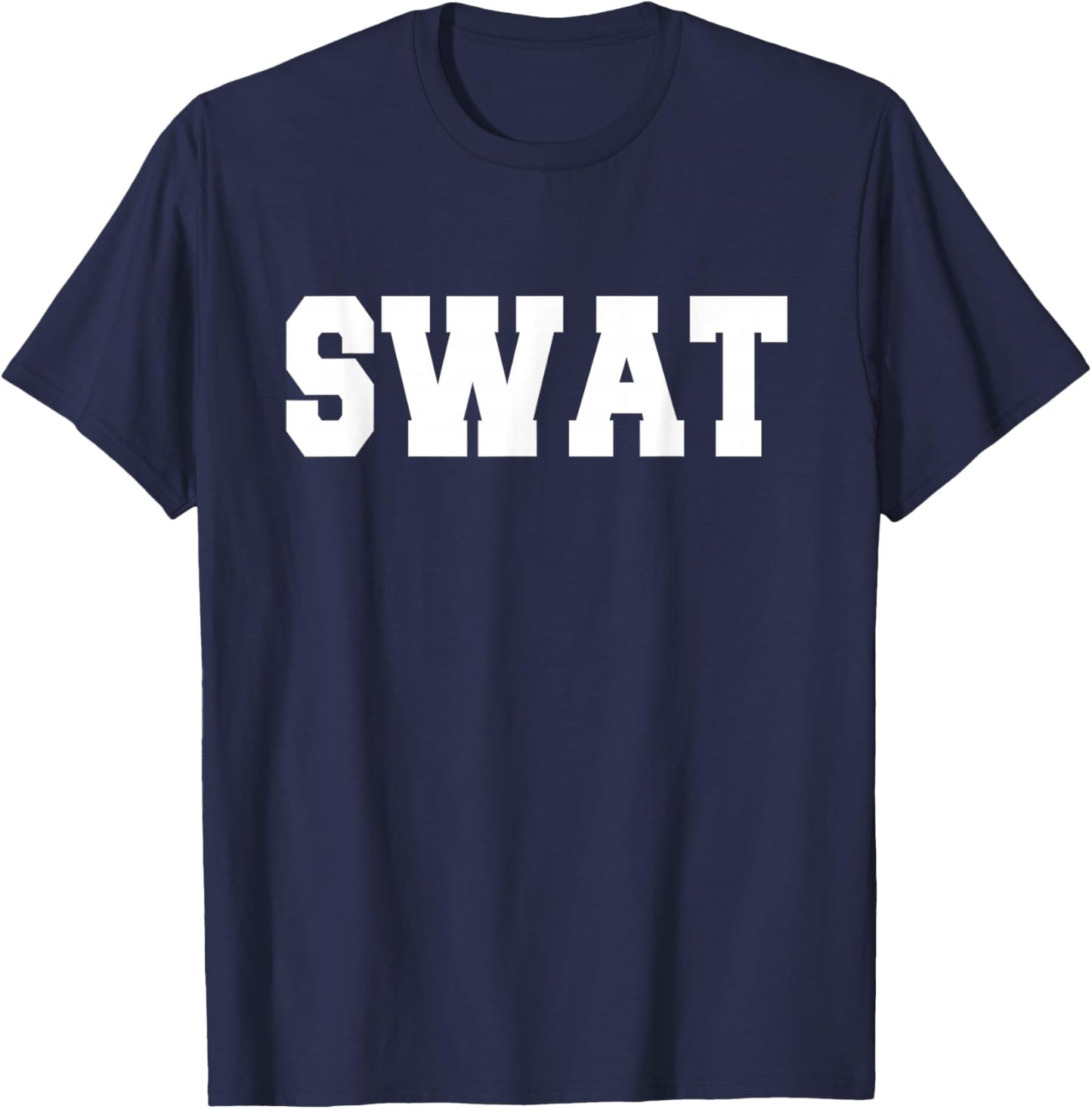 SWAT Halloween Adult & Kids Police Costume T-Shirt - T-Shirt | Navy