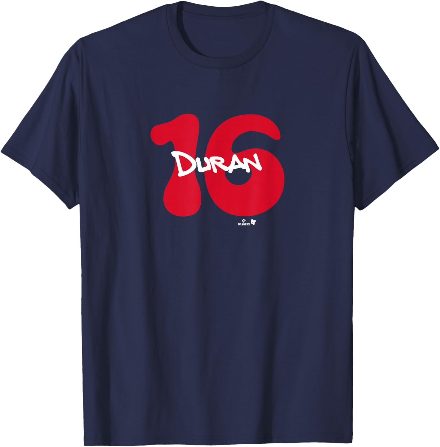 Jarren Duran: Name and Number 2.0 - Boston Baseball T-Shirt - T-Shirt | Navy
