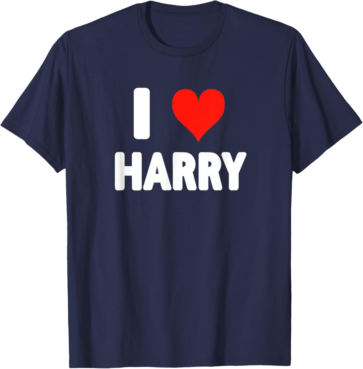 I Love Harry - Herz T-Shirt - T-Shirt | Navy