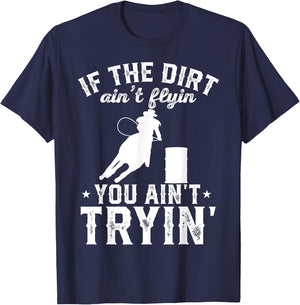 Barrel Racing Rodeo T-Shirt - T-Shirt | Navy