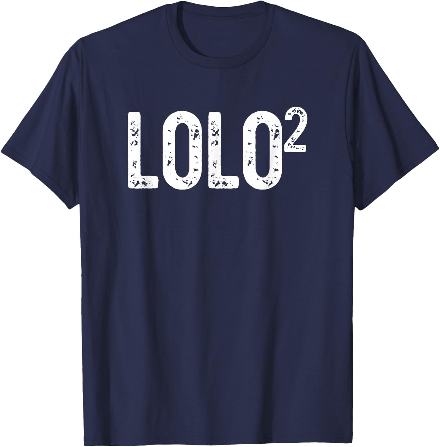 Second Time Lolo Again 2nd Power Baby Announcement T-Shirt - T-Shirt | Navy