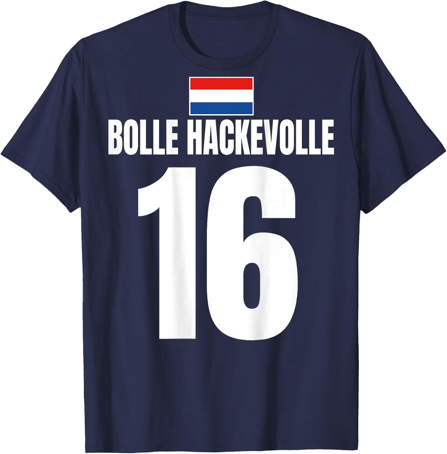 Gruppenoutfit Holland Sauf Trikot Festival Partygruppe Malle T-Shirt - T-Shirt | Navy