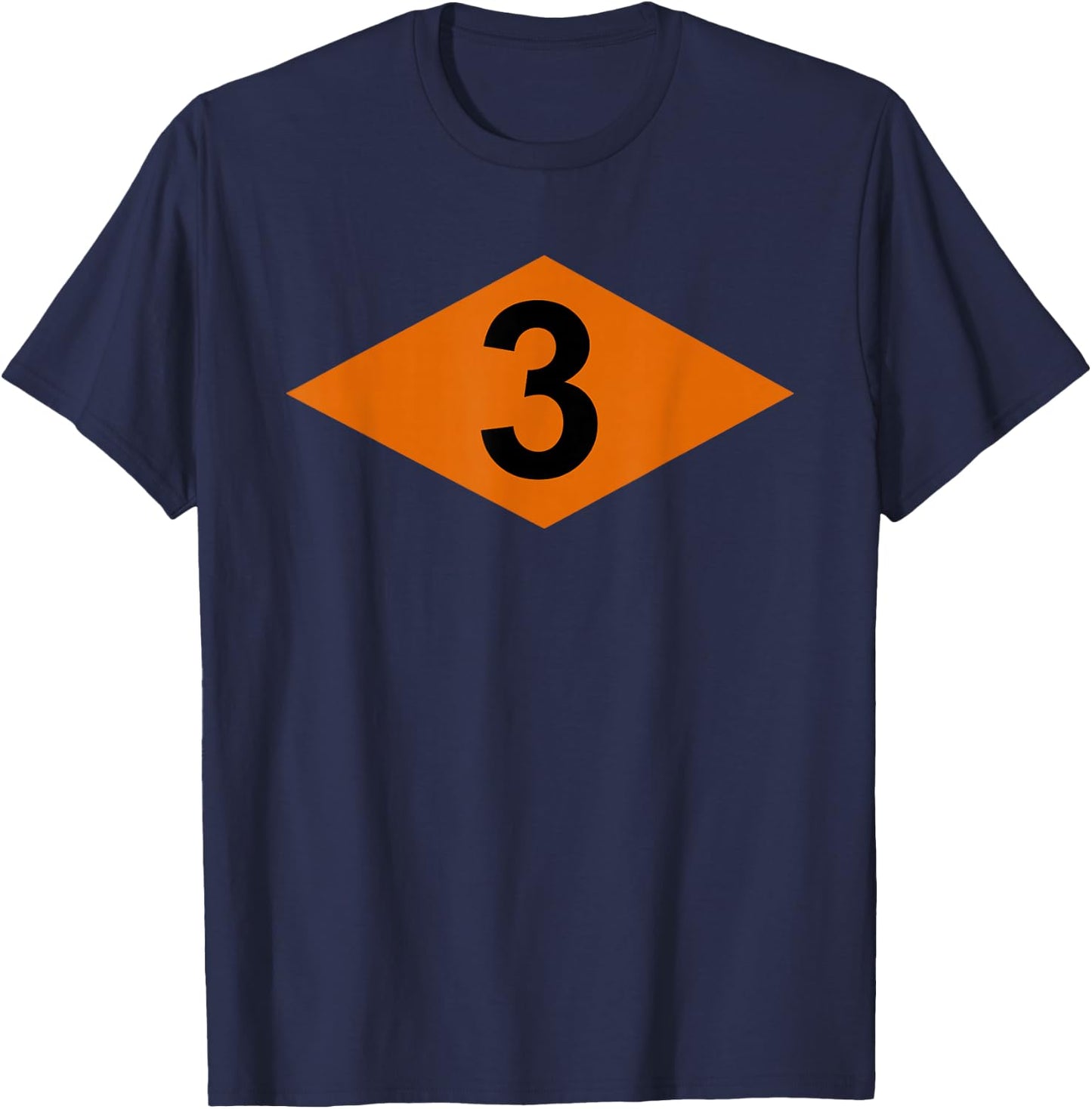 US Army Ranger Orange Diamond - 3rd Battalion (BN) - RLTW T-Shirt - T-Shirt | Navy