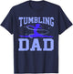 Gym Gymnastics Cartwheel Gymnast Dad Tumbling Dad T-Shirt - T-Shirt | Navy