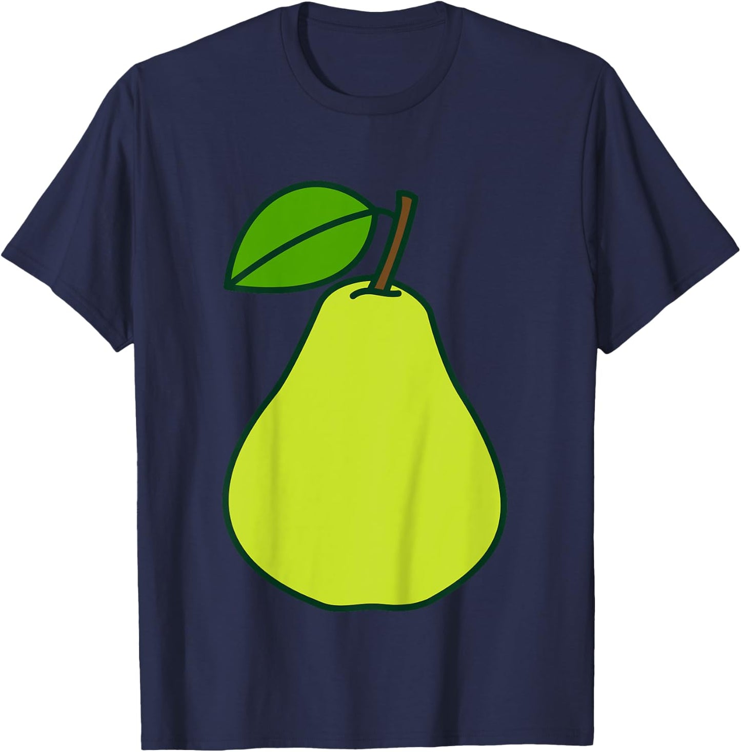 Kinder Birnen Kostüm Kinder Verkleiden Fasching Obst Karneval Birne T-Shirt - T-Shirt | Navy