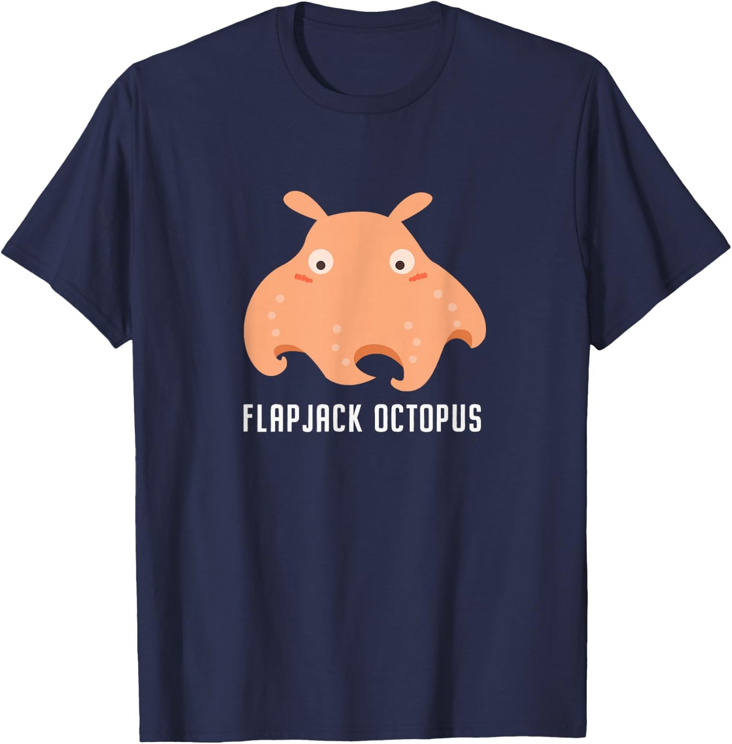 Flapjack Octopus flapjack devilfish sea animal cute funny T-Shirt - T-Shirt | Navy