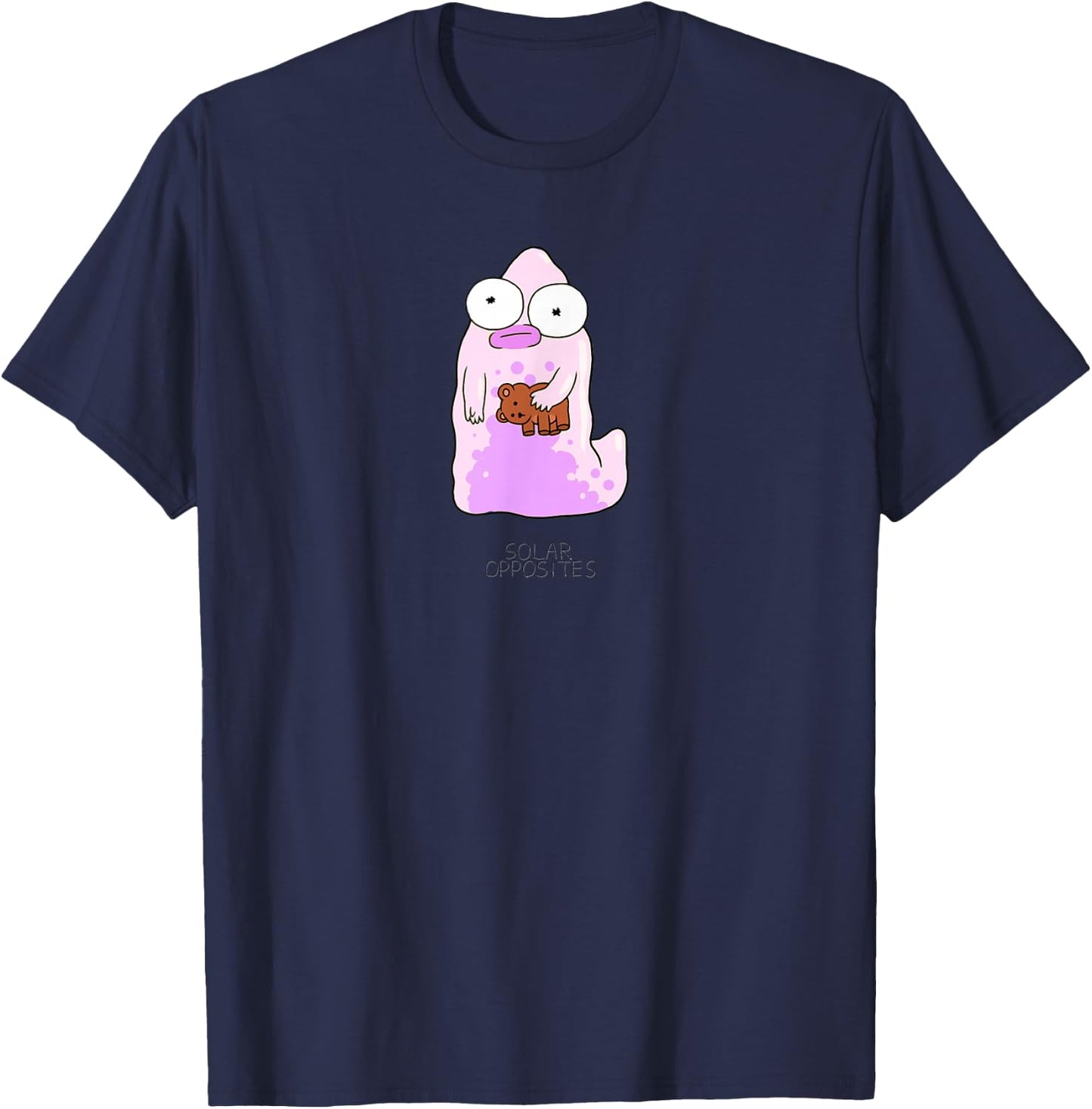 Solar Opposites The Pupa Turns Purple Midnight Blue , Black, S T-Shirt - T-Shirt | Navy