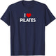 I Love Pilates T-Shirt - T-Shirt | Navy