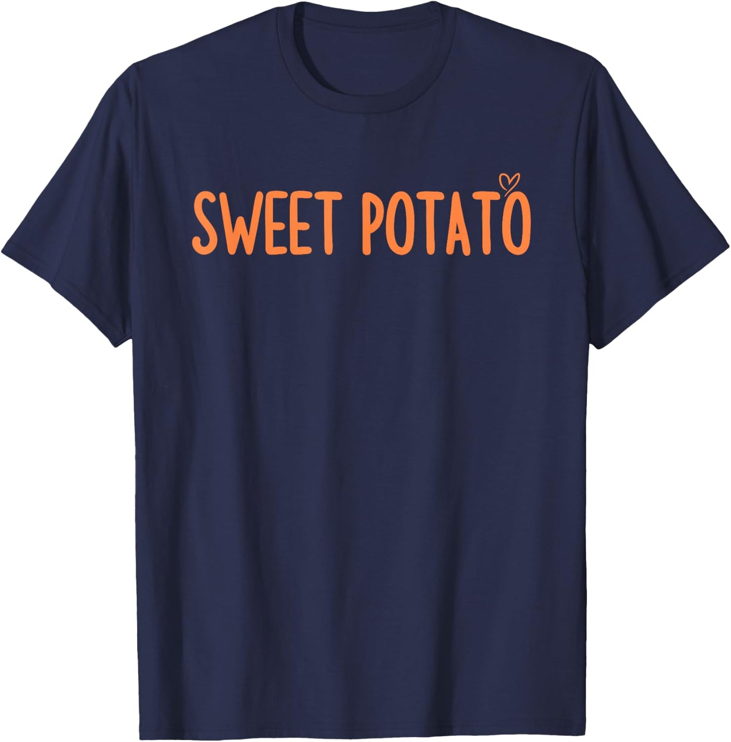 Matching Sweet Potato and Kind of Rude Potato for Couples T-Shirt - T-Shirt | Navy