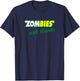 Funny Zombies Eat Flesh Scary Food Halloween Costume T Shirt T-Shirt - T-Shirt | Navy