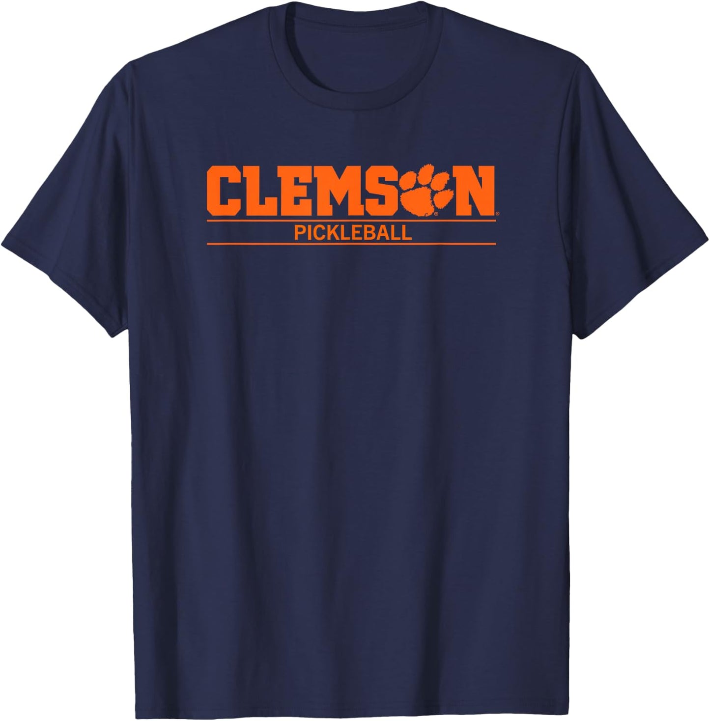 Clemson University Tigers Pickleball Paw T-Shirt - T-Shirt | Navy