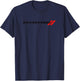 Dodge Wordmark Logo , grey, S T-Shirt - T-Shirt | Navy