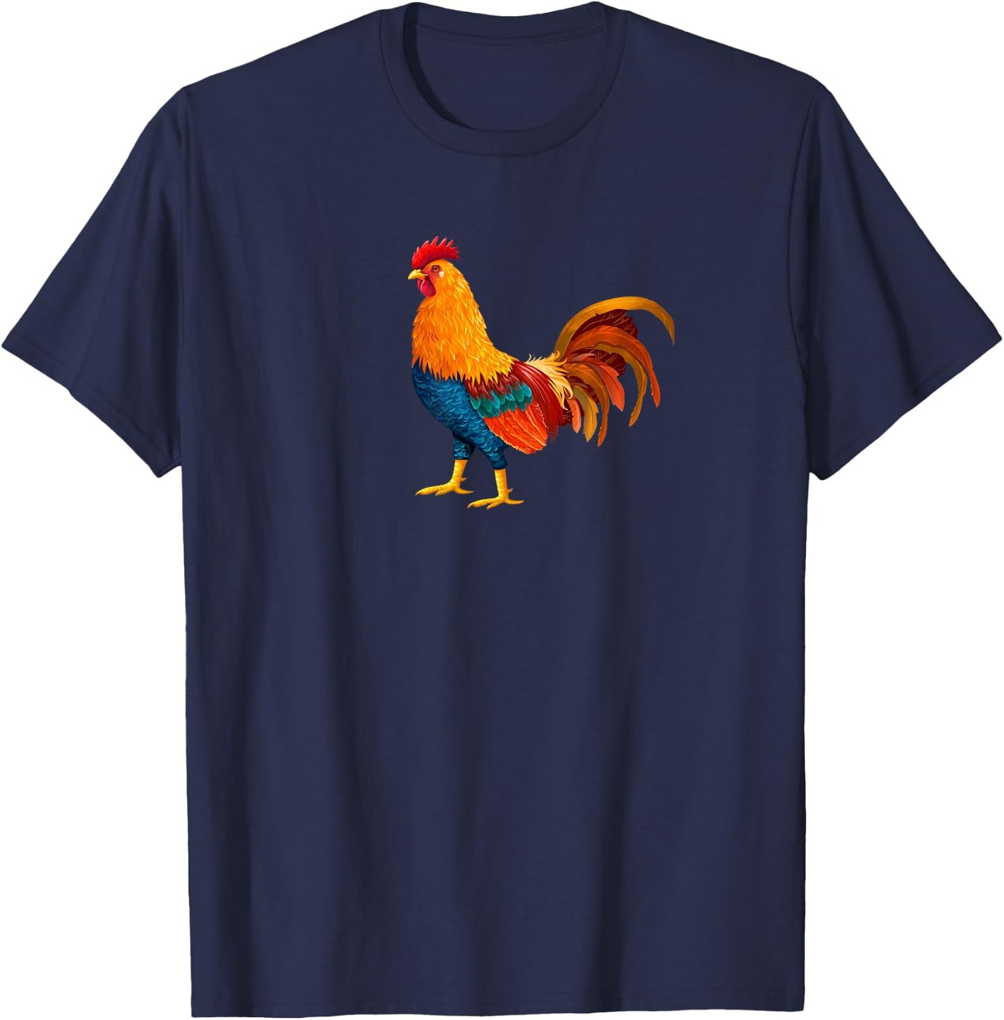 Beautiful Rooster T-Shirt - T-Shirt | Navy