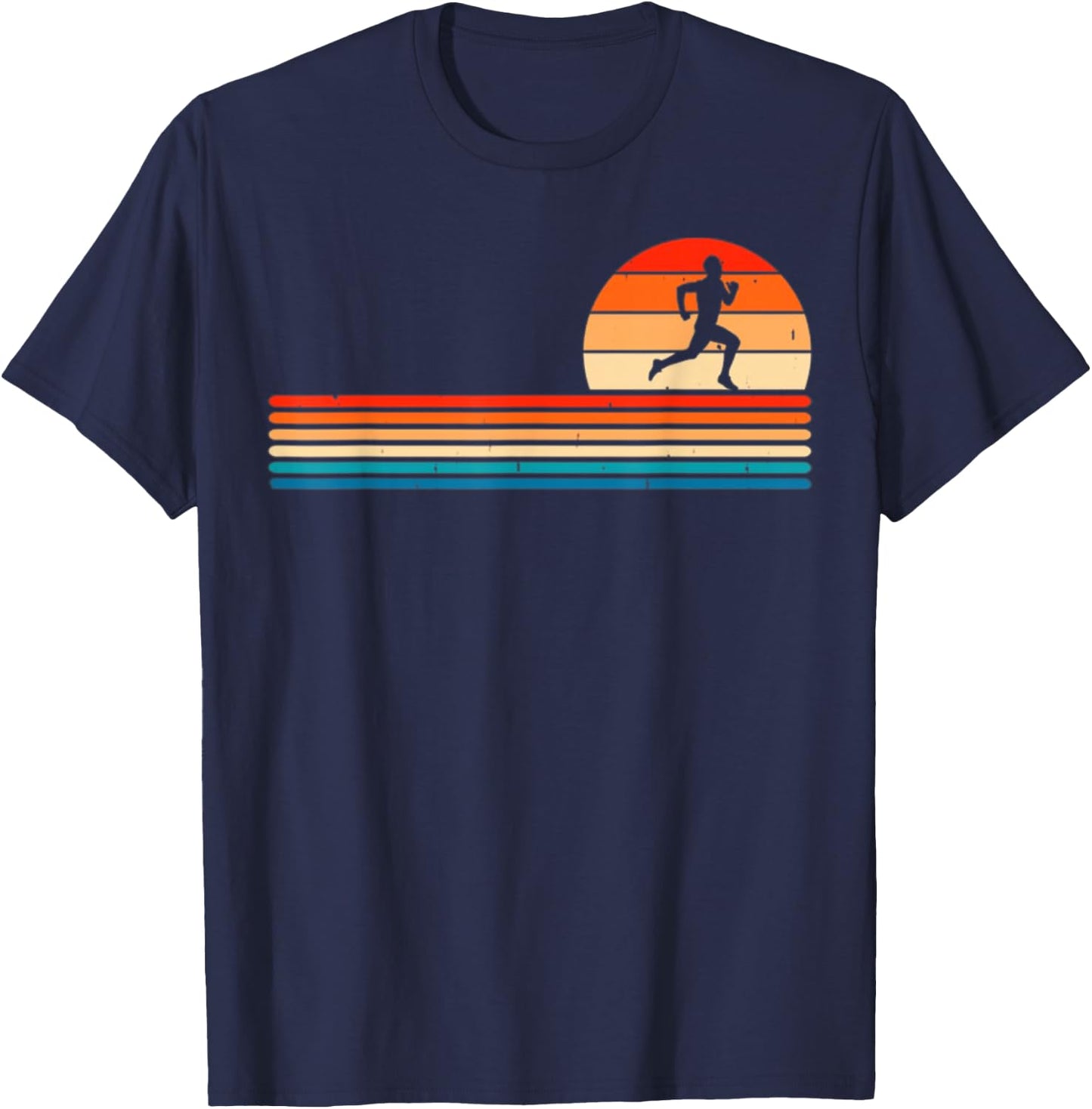 Running humour Je Peux Pas J'ai Trail Running , Black, S T-Shirt - T-Shirt | Navy