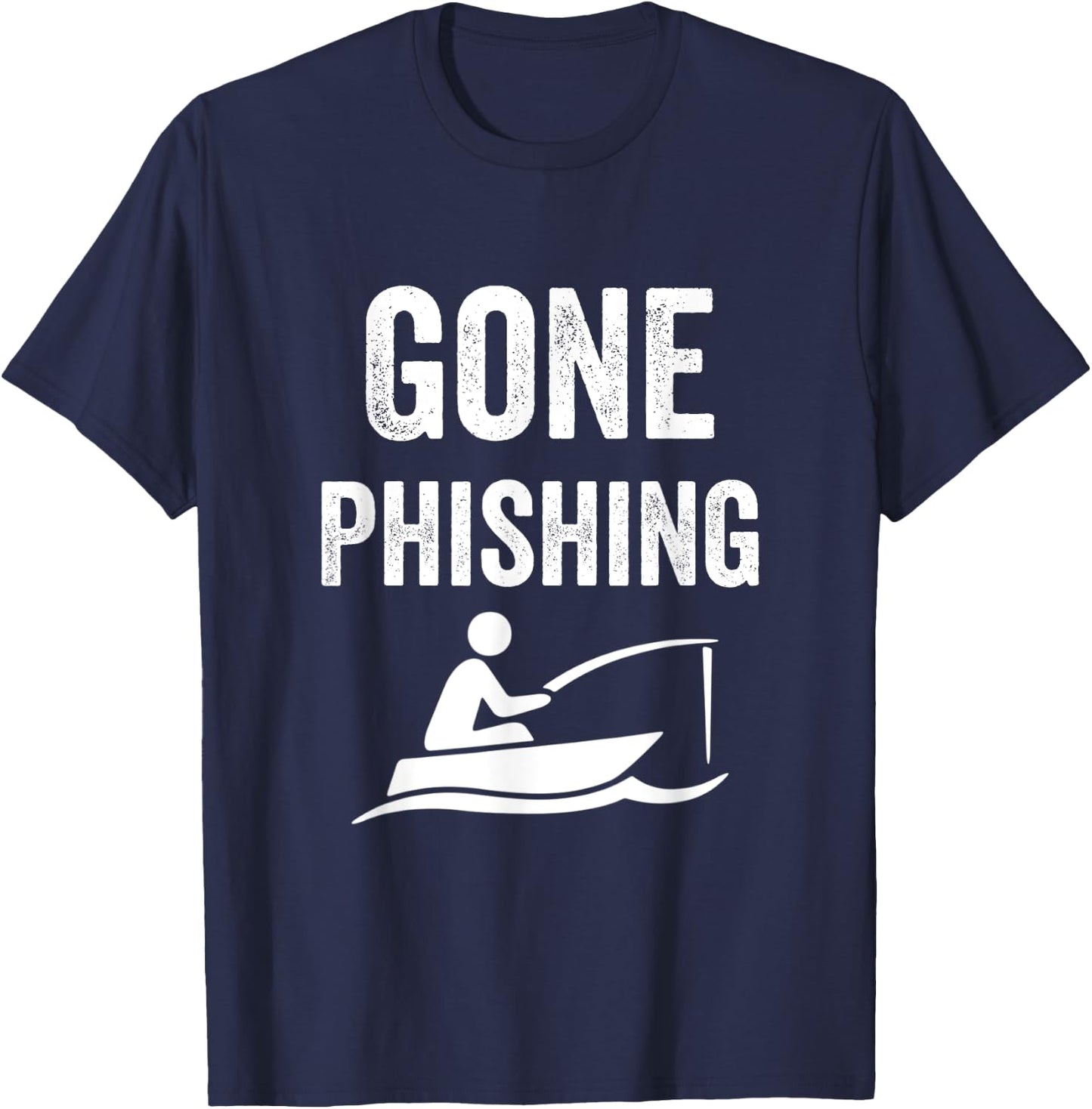 Cybersecurity Social Engineering Phishing Hacker Gift T-Shirt - T-Shirt | Navy