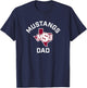 Midwestern State University Mustangs Arched Dad T-Shirt - T-Shirt | Navy