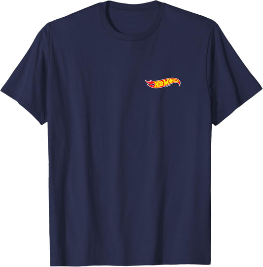 Hot Wheels - Hot Wheels Logo , black T-Shirt - T-Shirt | Navy