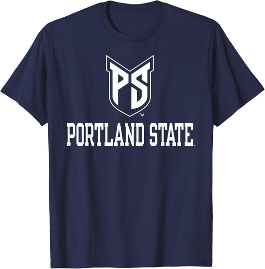 Portland State Vikings Sportsmanship Green T-Shirt - T-Shirt | Navy